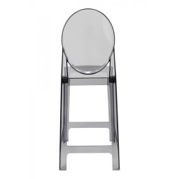 Krzesło barowe VICTORIA 65 cm dymione - poliwęglan King home - 5